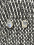 Moonstone Oval Studs