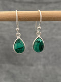 Malachite Peardrop Earrings