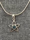 Apatite Open Daisy Pendant