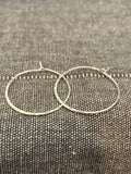 Fine Hammered Hoops