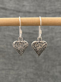 Filigree Heart Earrings