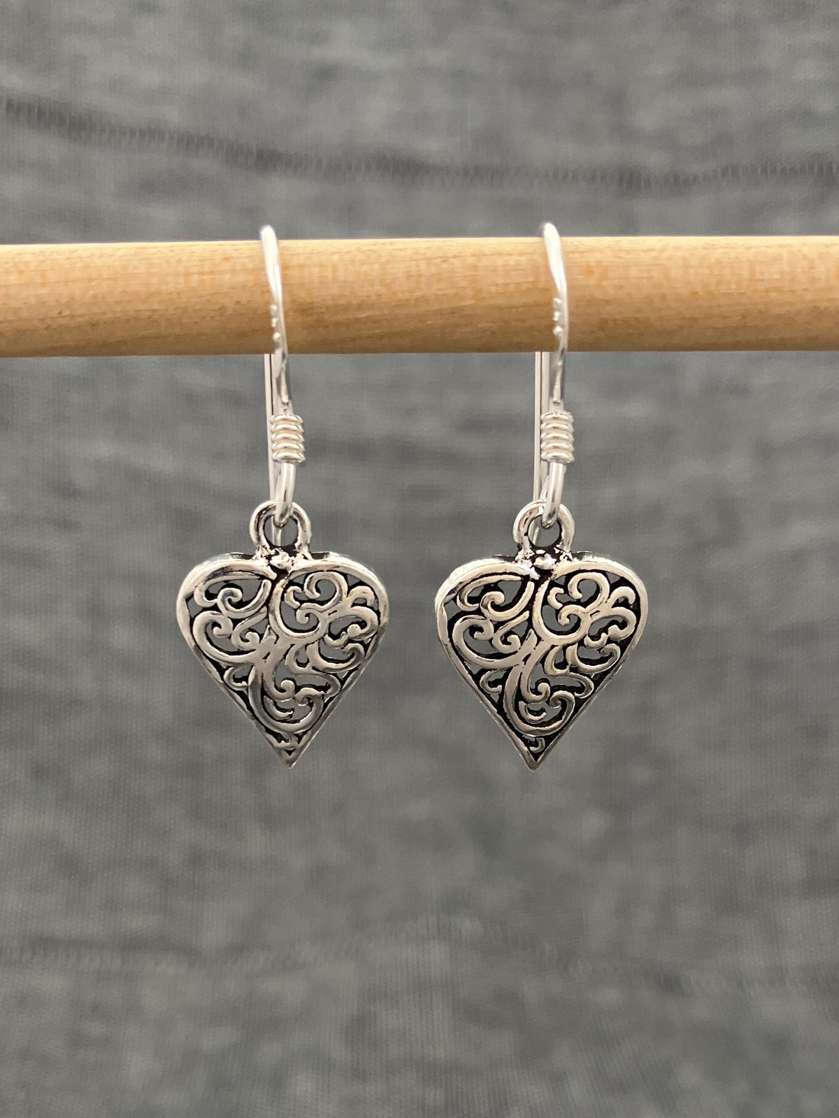 Filigree Heart Earrings