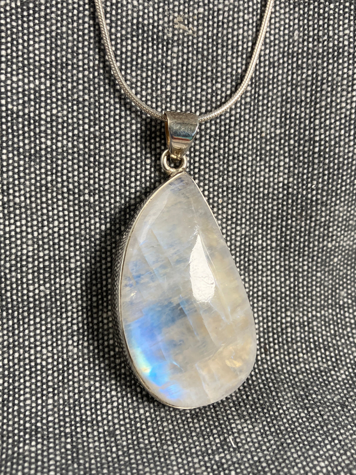 Moonstone Teardrop Pendant