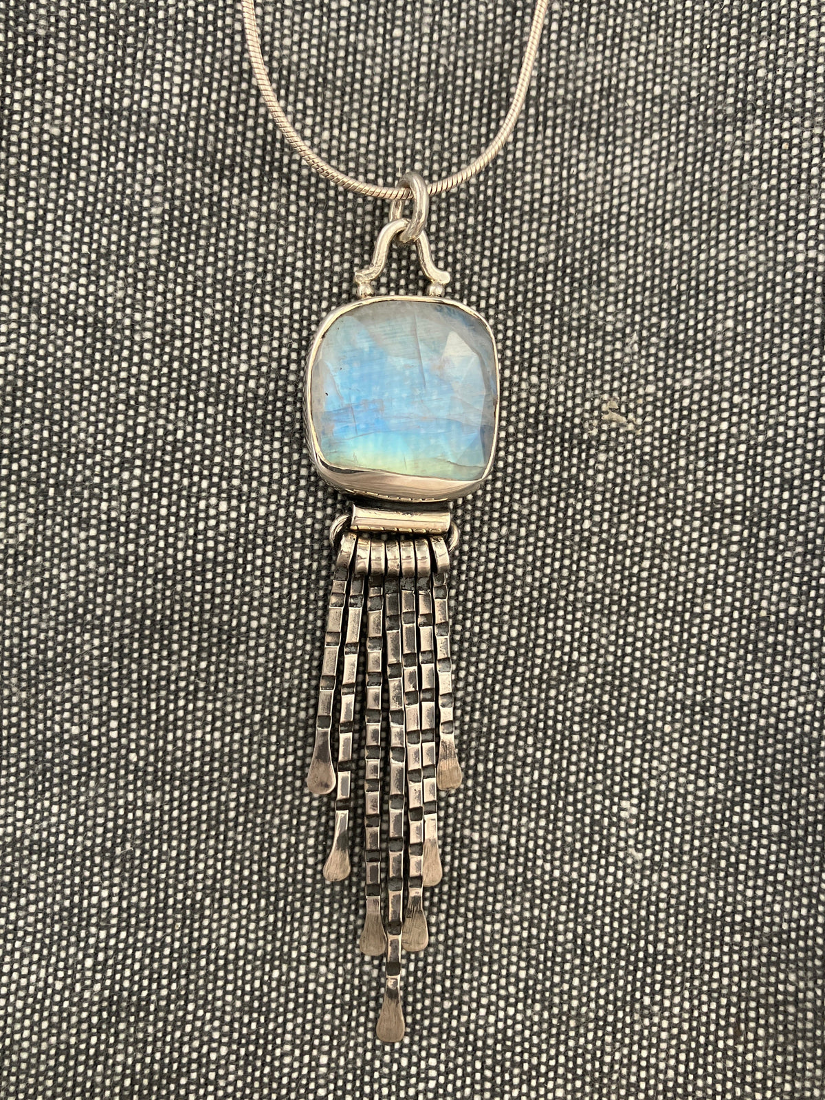 Moonstone With Hinged Dangles Pendant