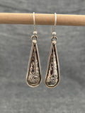 Textured Spoon Drop Earrings