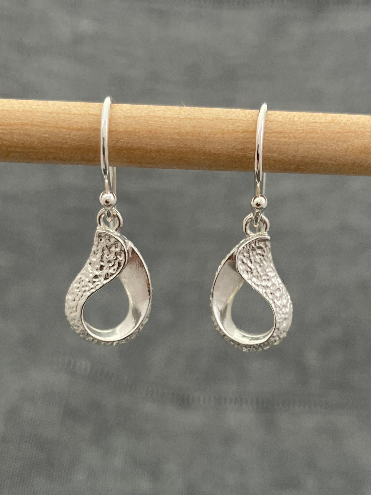 Moonscape Ribbon Loop Earrings