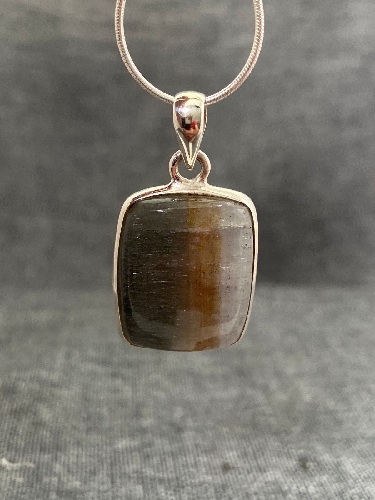 Cacoxenite Rectangle Pendant
