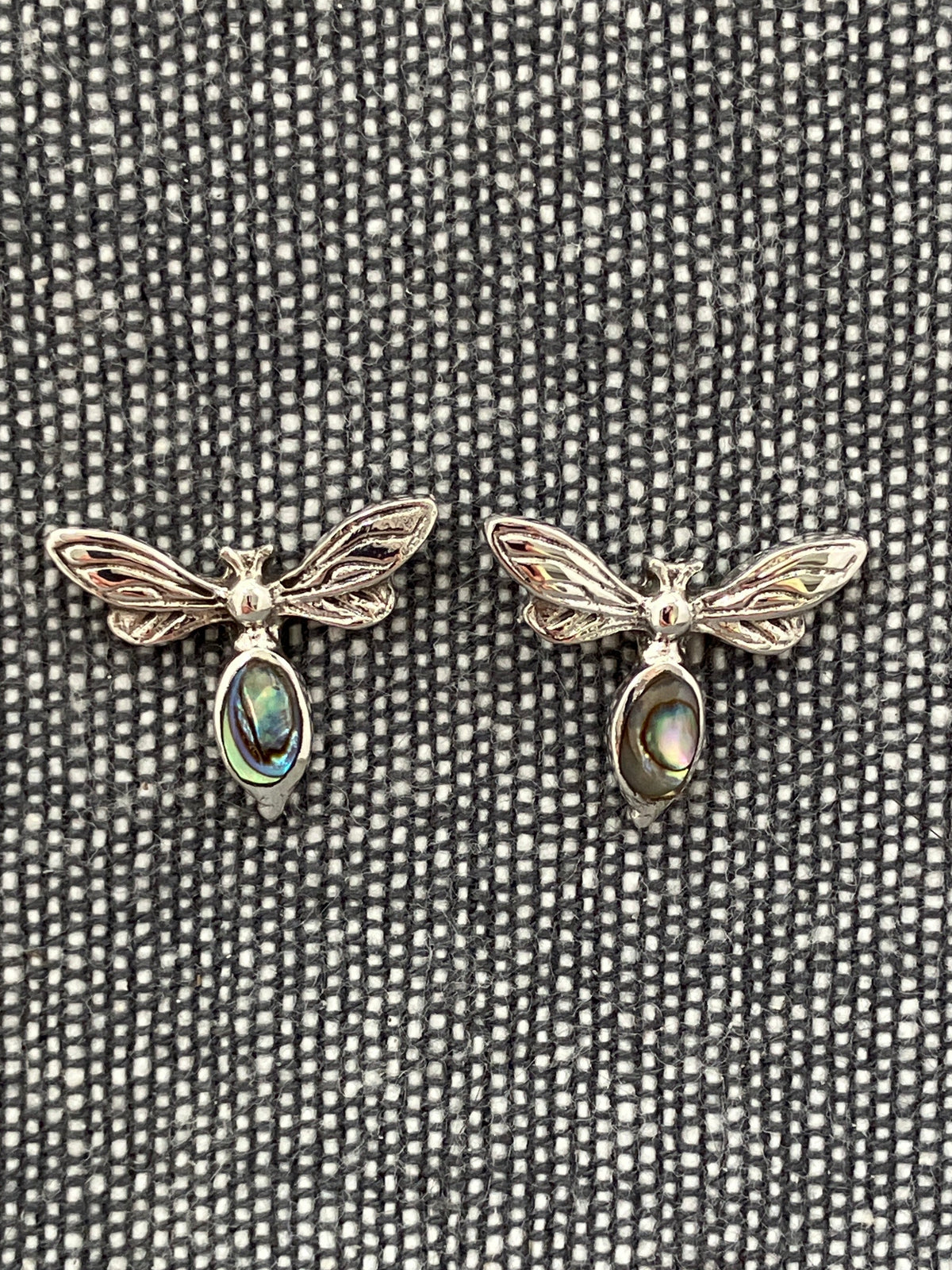 May Fly Paua Shell Studs