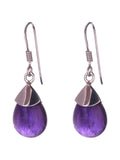 Amethyst Capped Earrings