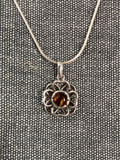 Tudor Rose Amber Pendant