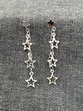 Tumbling Cutout Stars Earrings