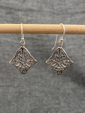 Celtic Four Cornered Knot Earrings