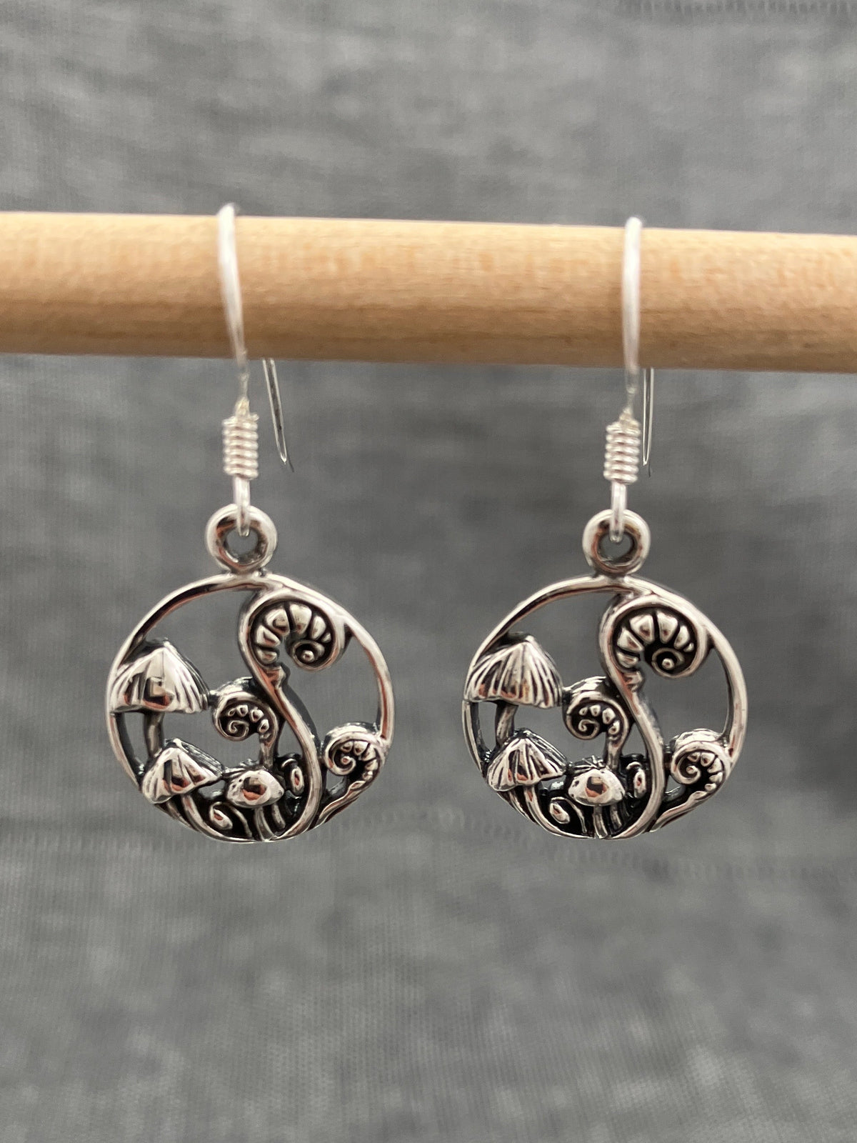 Mushroom Frond Earrings