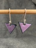 Lilac Triangle Earrings