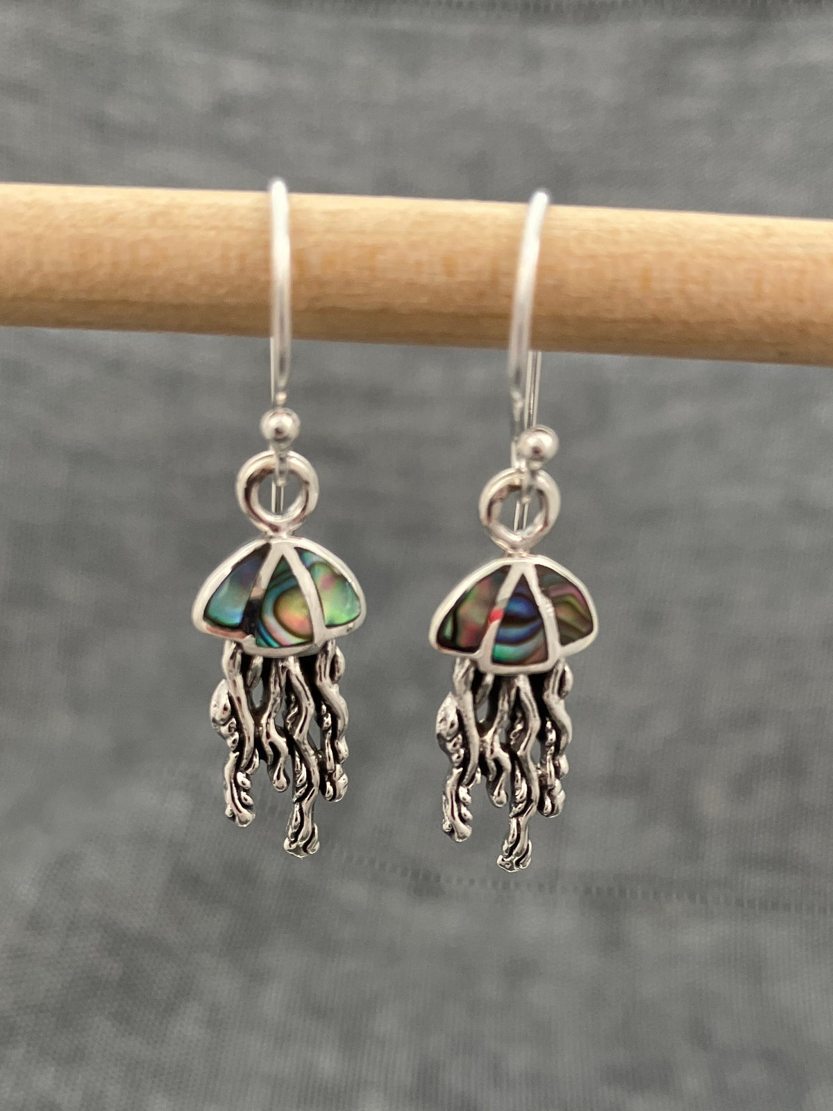 Paua Shell Jellyfish Earrings