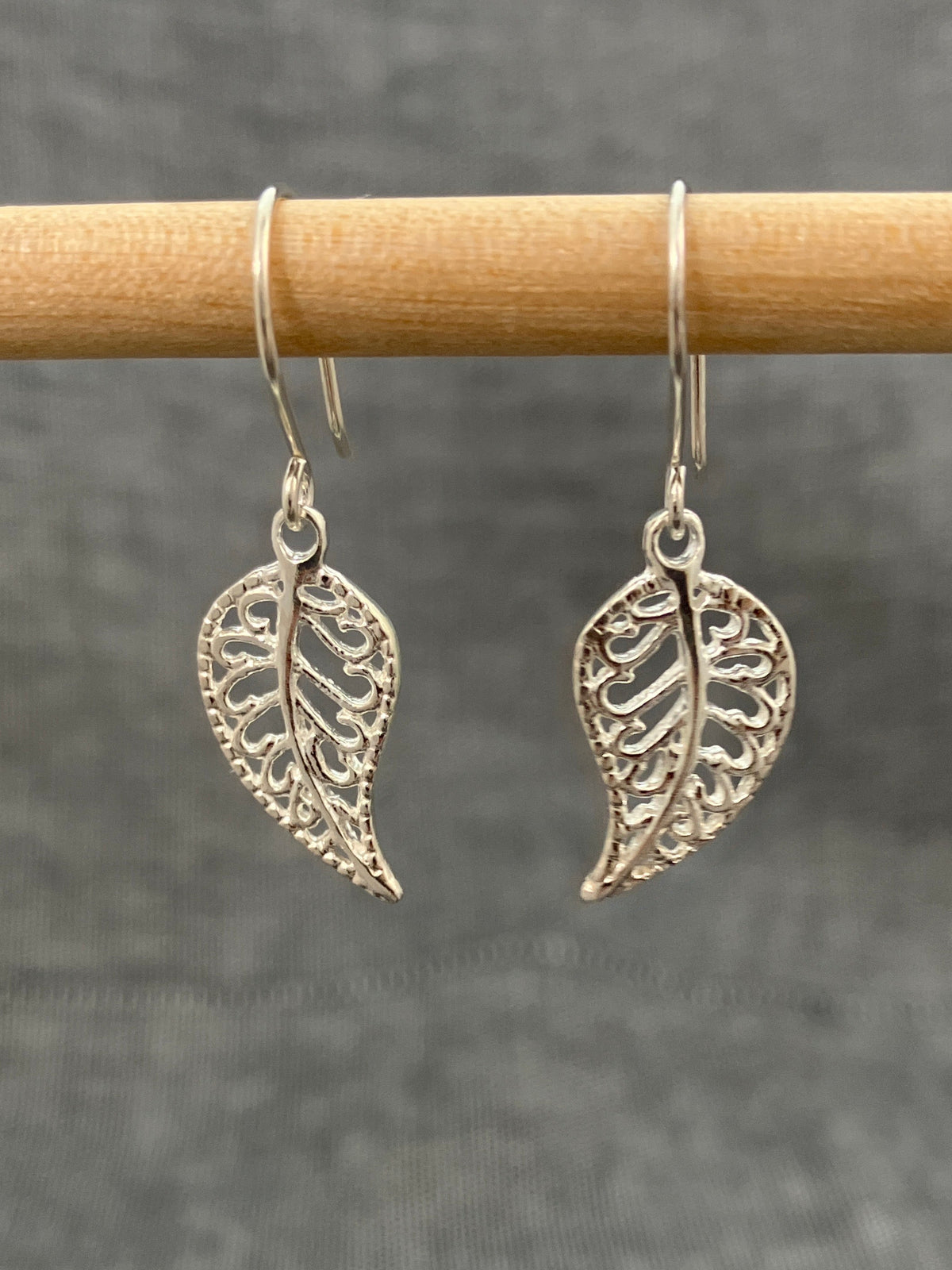 Filigree Leaf Earrings