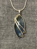 Apatite Leaf Waft Pendant