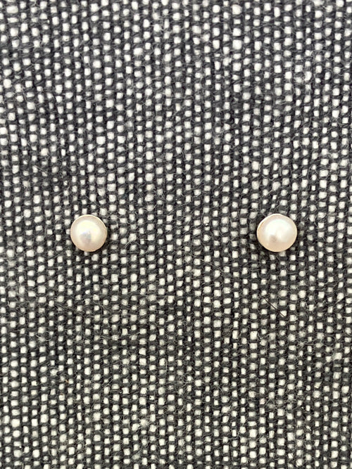 3mm Simple Pearl Studs