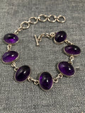 Amethyst Ovals Bracelet