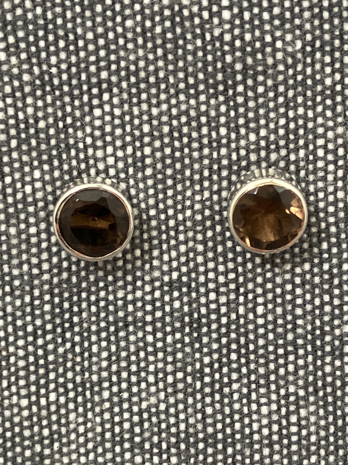 Smokey Quartz Studs