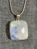 Moonstone Soft Square Pendant
