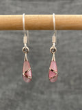 Pink Shell Skinny Drop Earrings