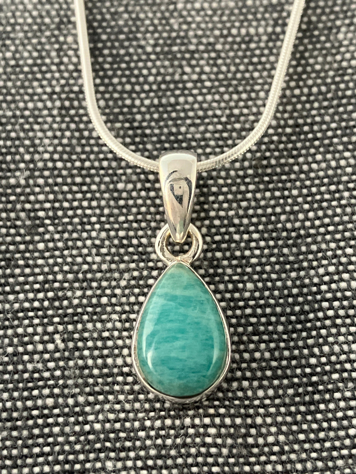 Amazonite Little Pear Pendant