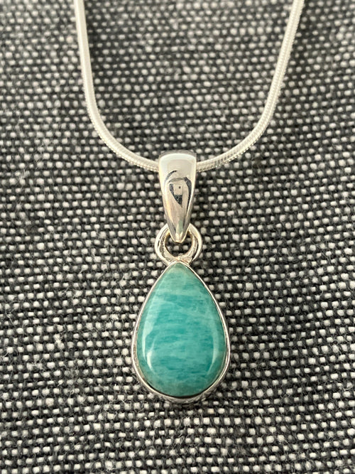 Amazonite Little Pear Pendant