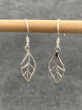 Simple Leaf Vein Earrings