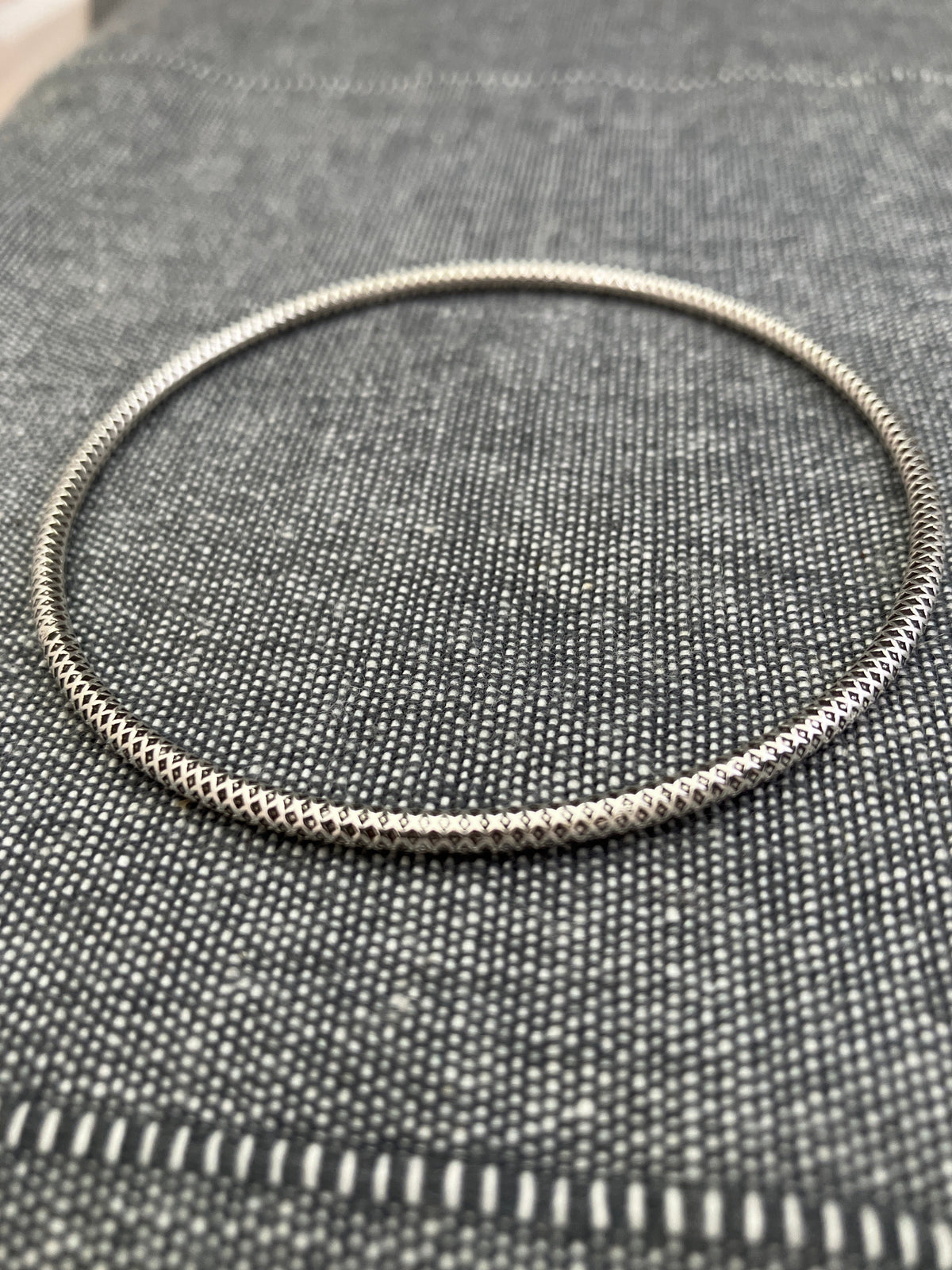 Snakeskin Patterned Bangle