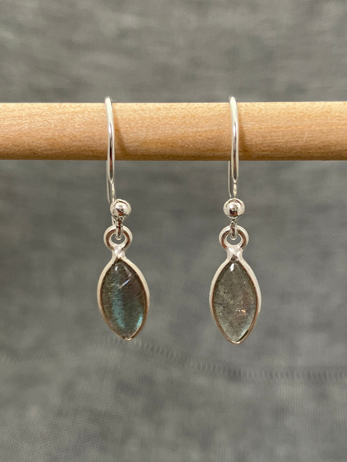 Labradorite Marquise Earrings