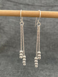 Double Ball And Swing Earrings