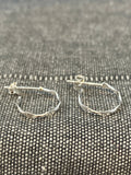 Hammered Stud Hoops – 12mm