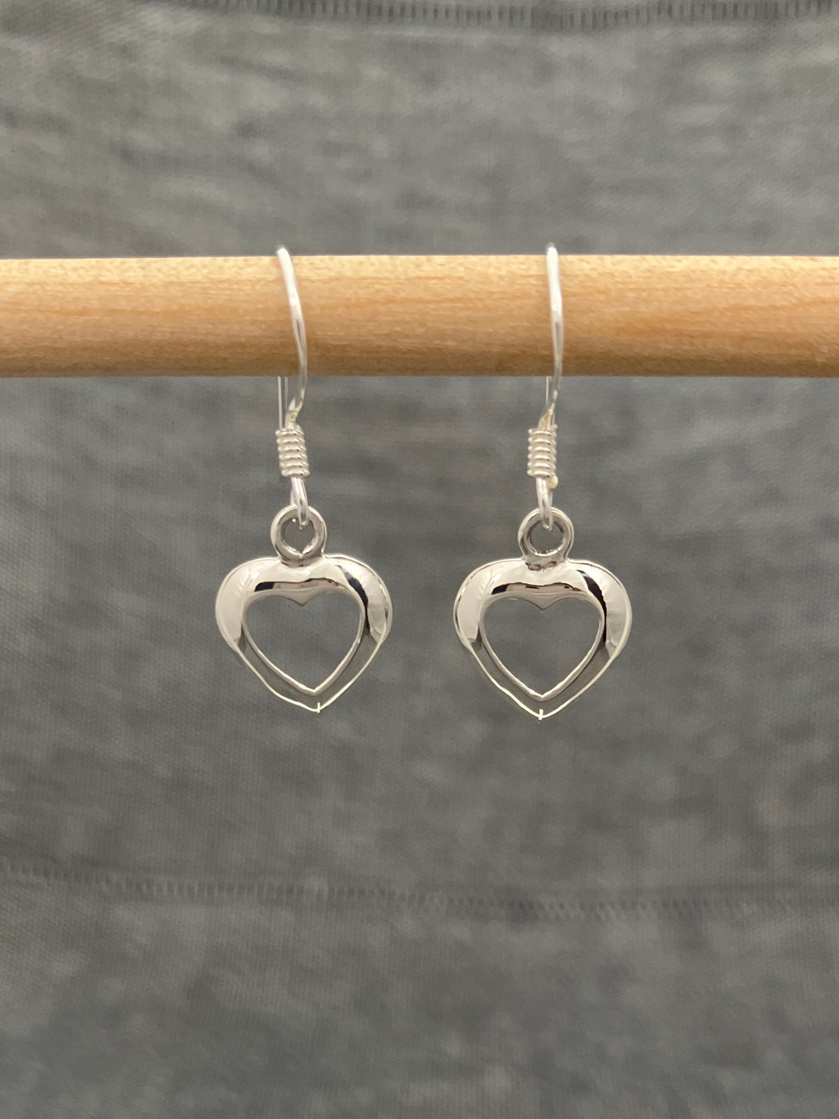 Little Open Heart Earrings