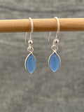 Chalcedony Marquise Earrings