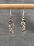 Celtic Long Leaf Earrings