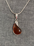Amber Pear Pendant
