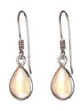 Sterling Silver Peardrop Citrine Earrings