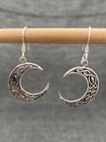 Celtic Moon Earrings