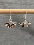 Mother Of Pearl Fan Earrings