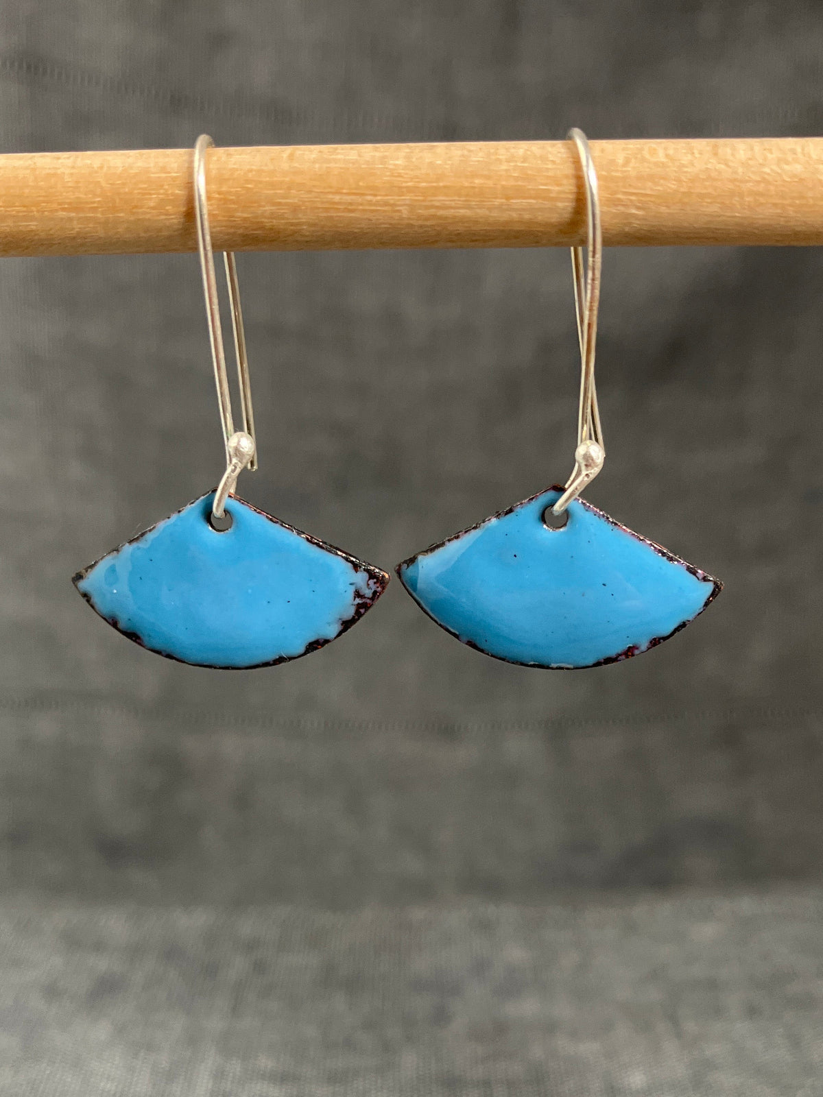 Cornflower Single Fan Earrings
