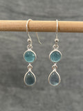 Apatite Double Drop Earrings
