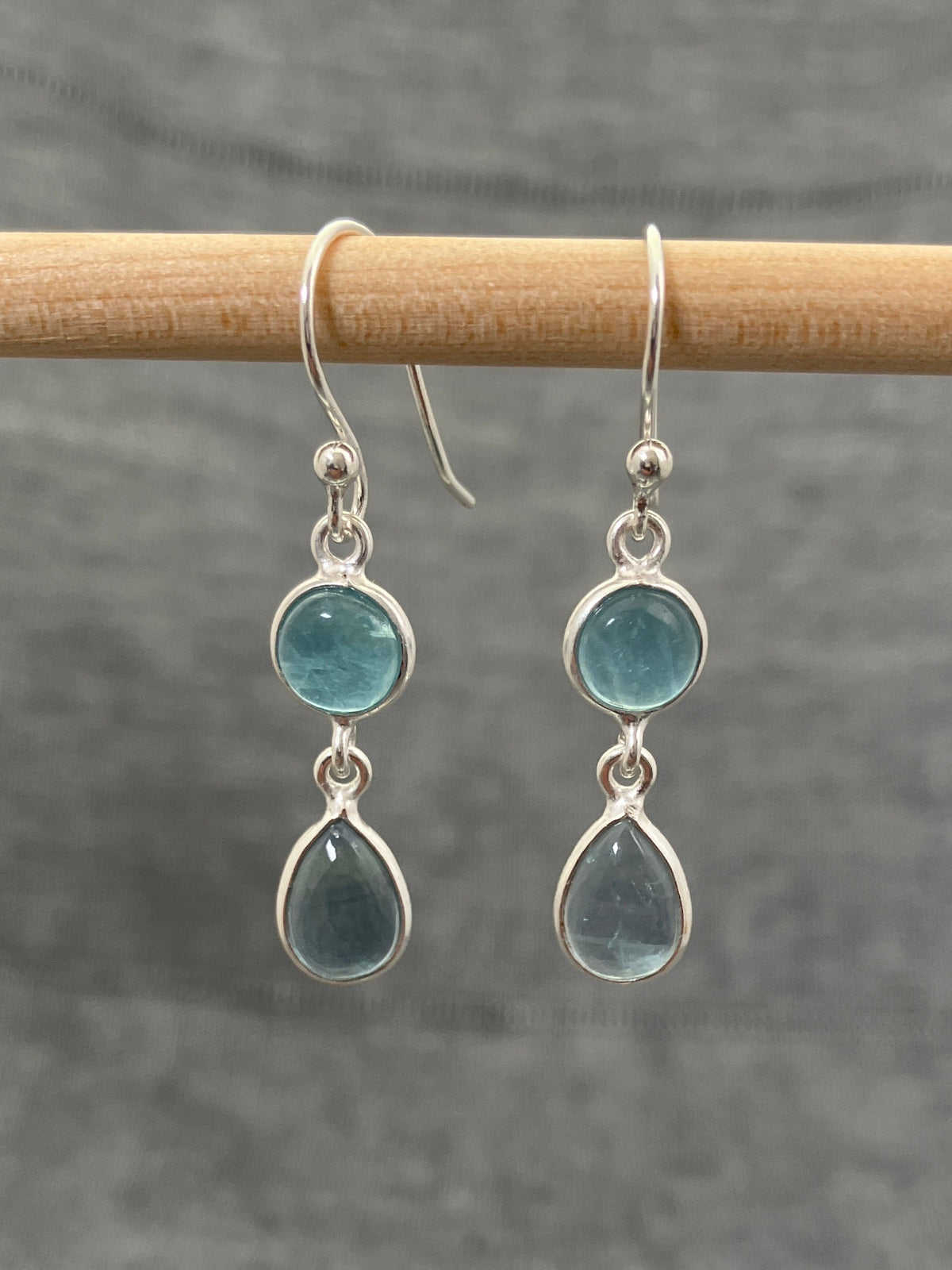 Apatite Double Drop Earrings