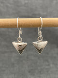 Puff Triangle Earrings