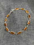 Amber Framed Rectangles Bracelet