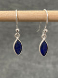 Lapis Facetted Marquise Earrings