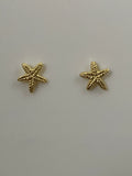 Starfish Stud Gold Plated