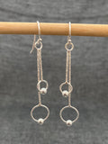 Swinging Circles & Balls Earrings