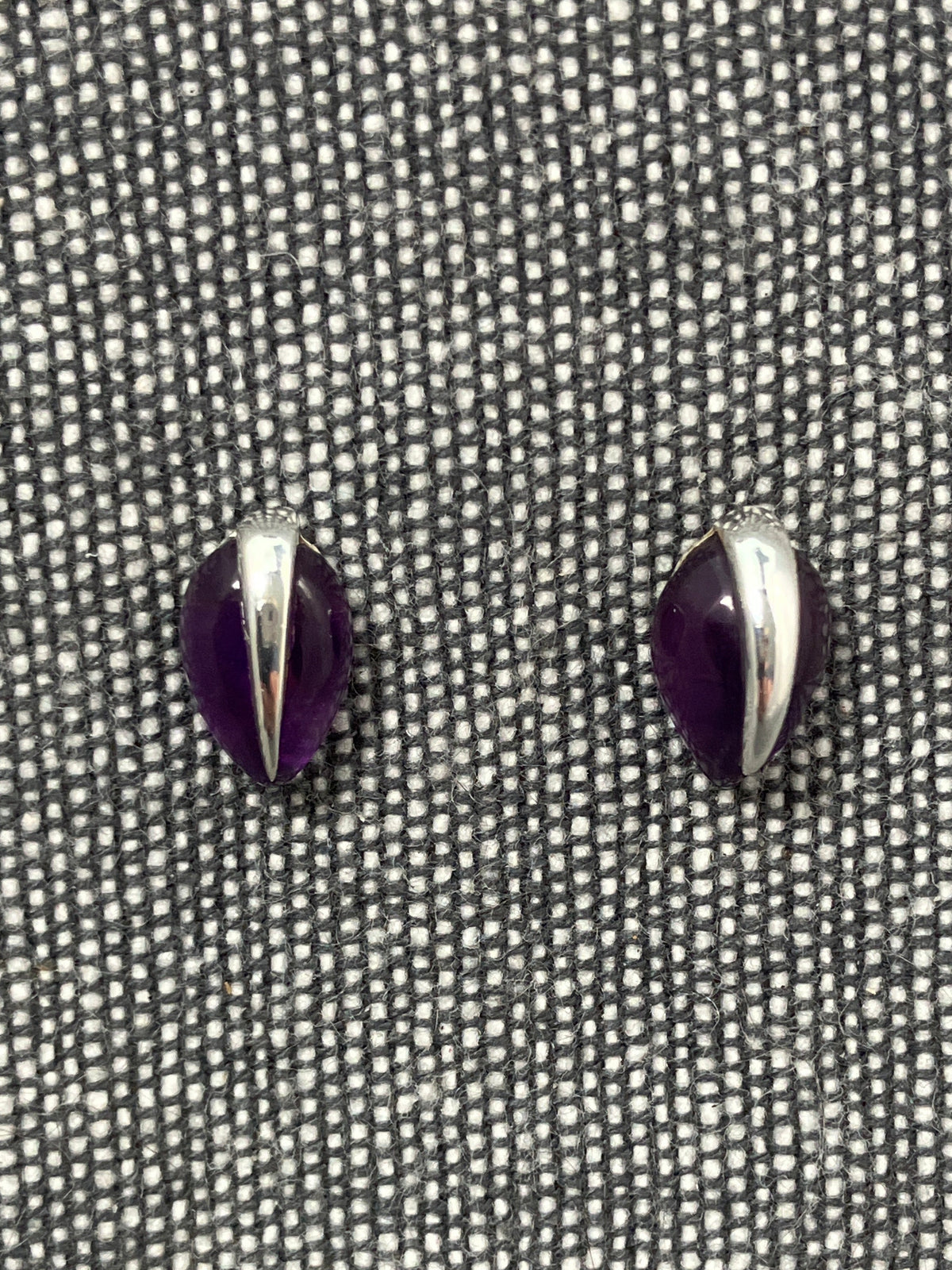Amethyst Trek Stone Studs