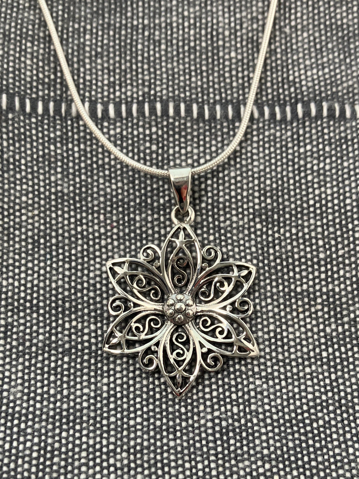 Ornate Flower Pendant
